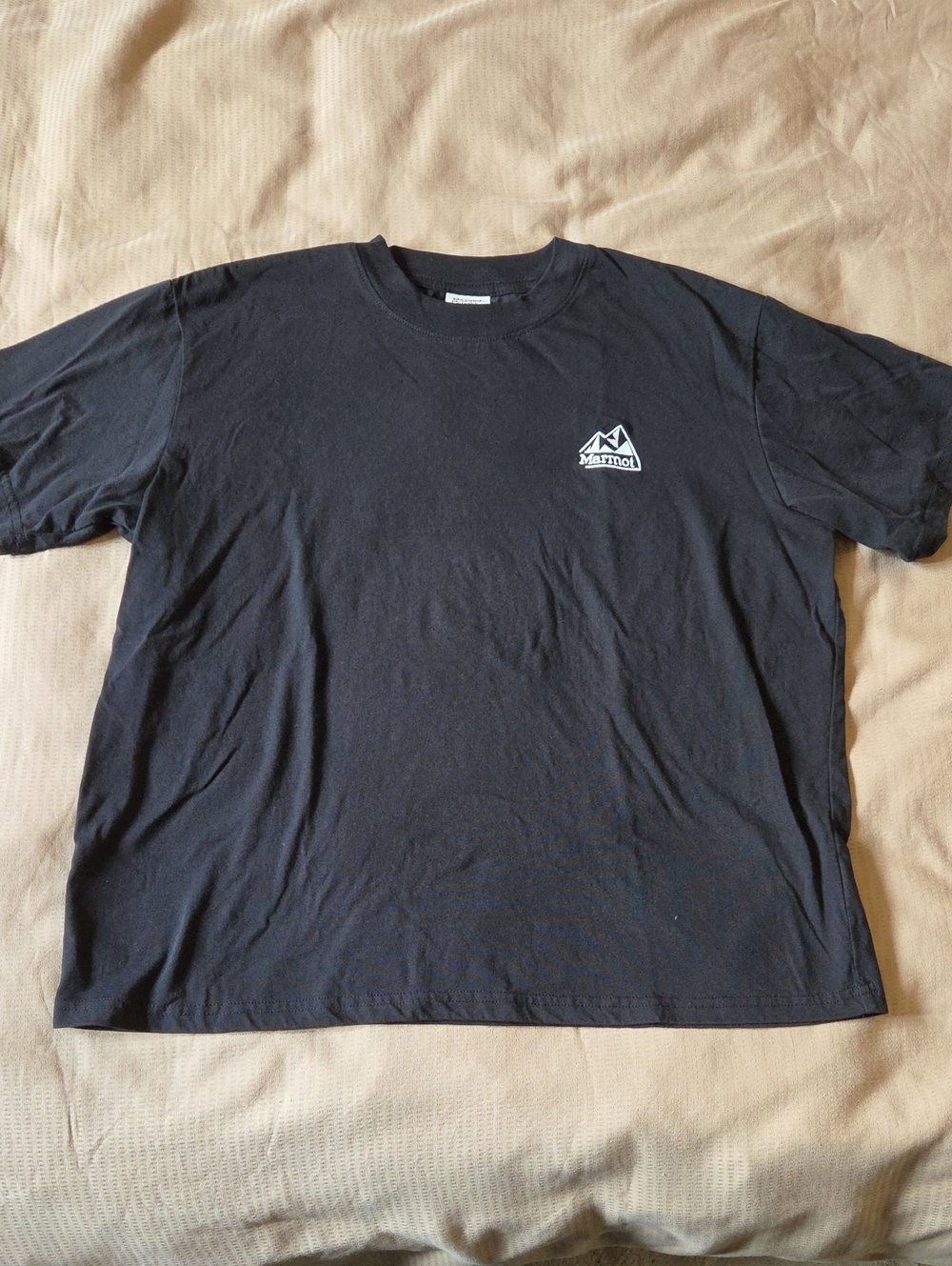 Marmot Black Short Sleeve Logo Tee
